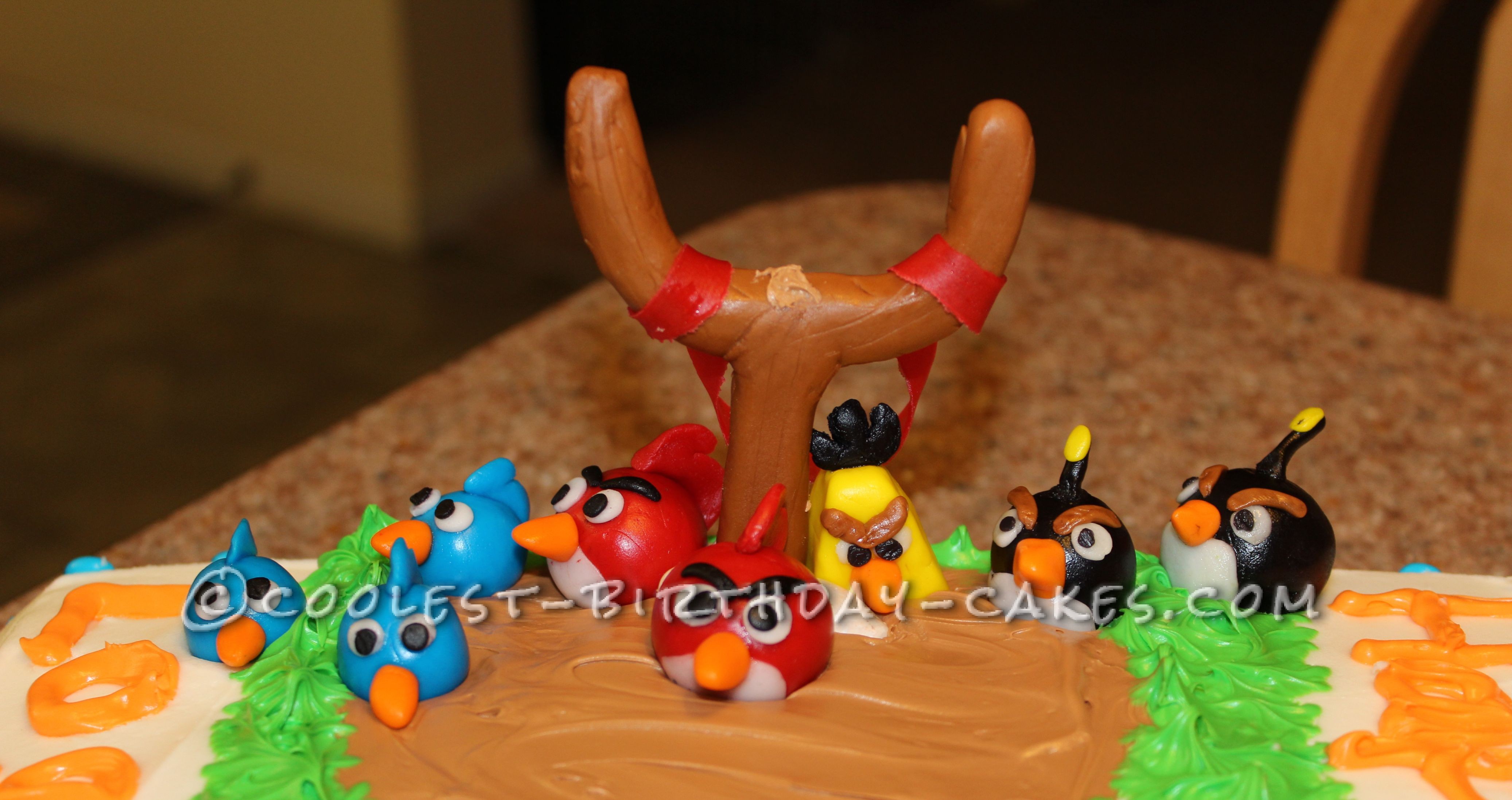Coolest Angry Birds Birthday Cake