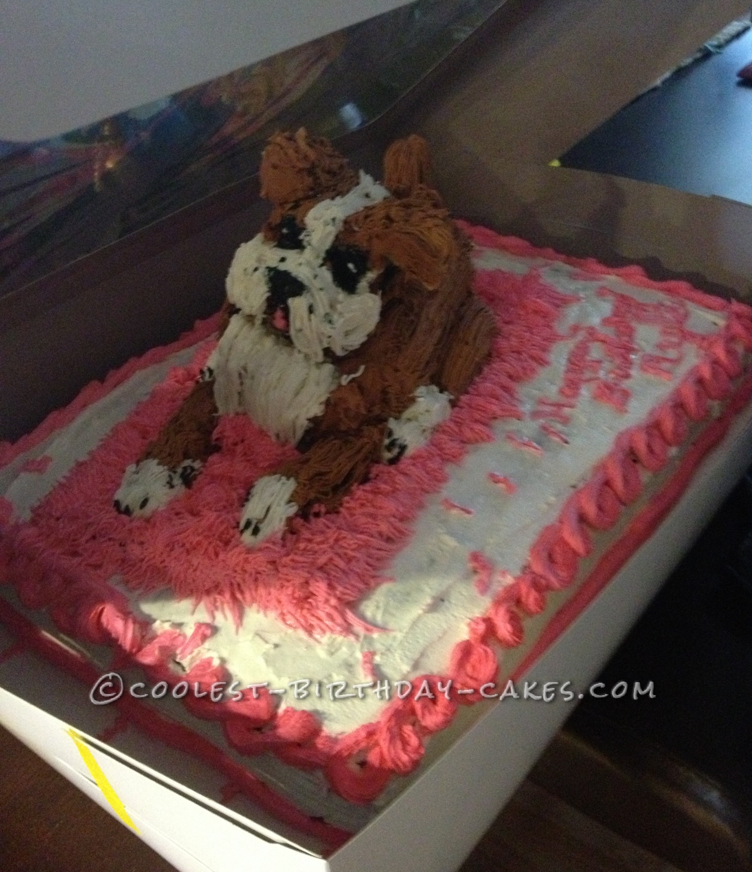 Coolest Boxer Dog Cake