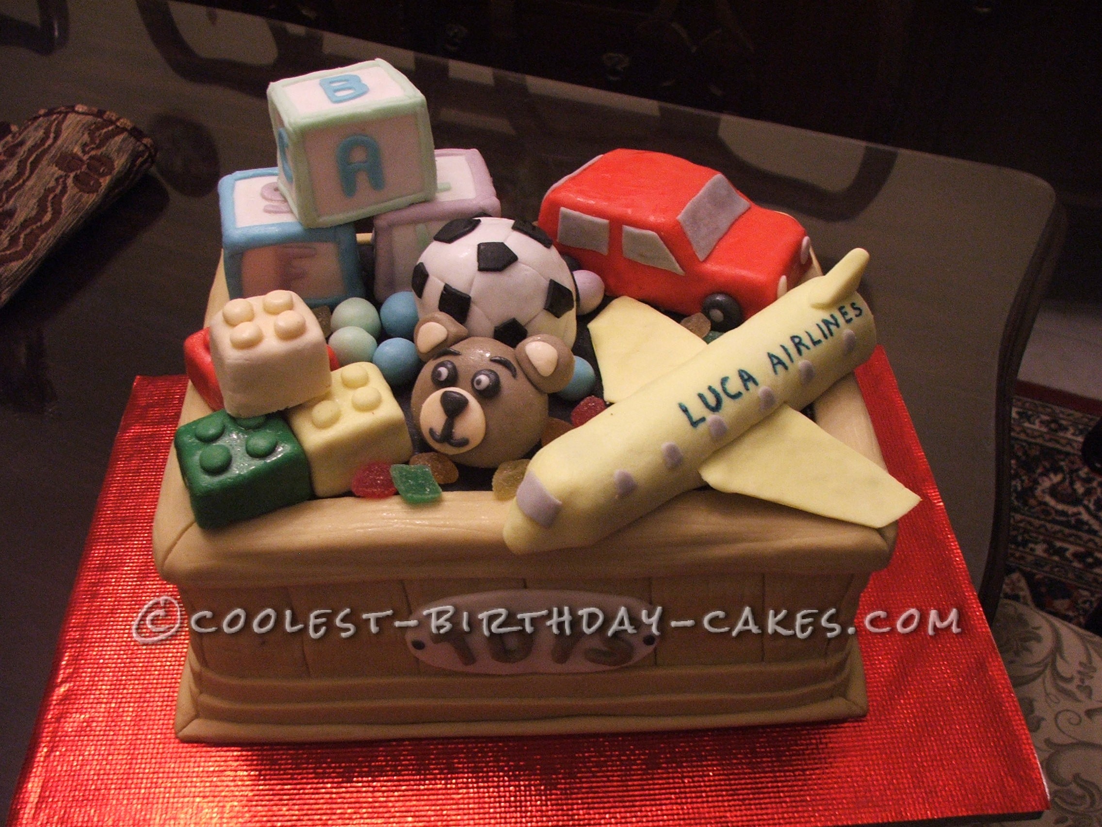 Coolest Chest of Toys Cake