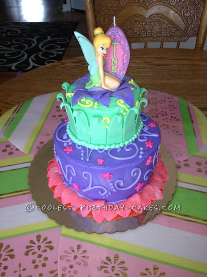 Coolest Homemade Tinkerbell Cake