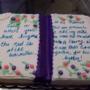 Coolest Open Book Cake
