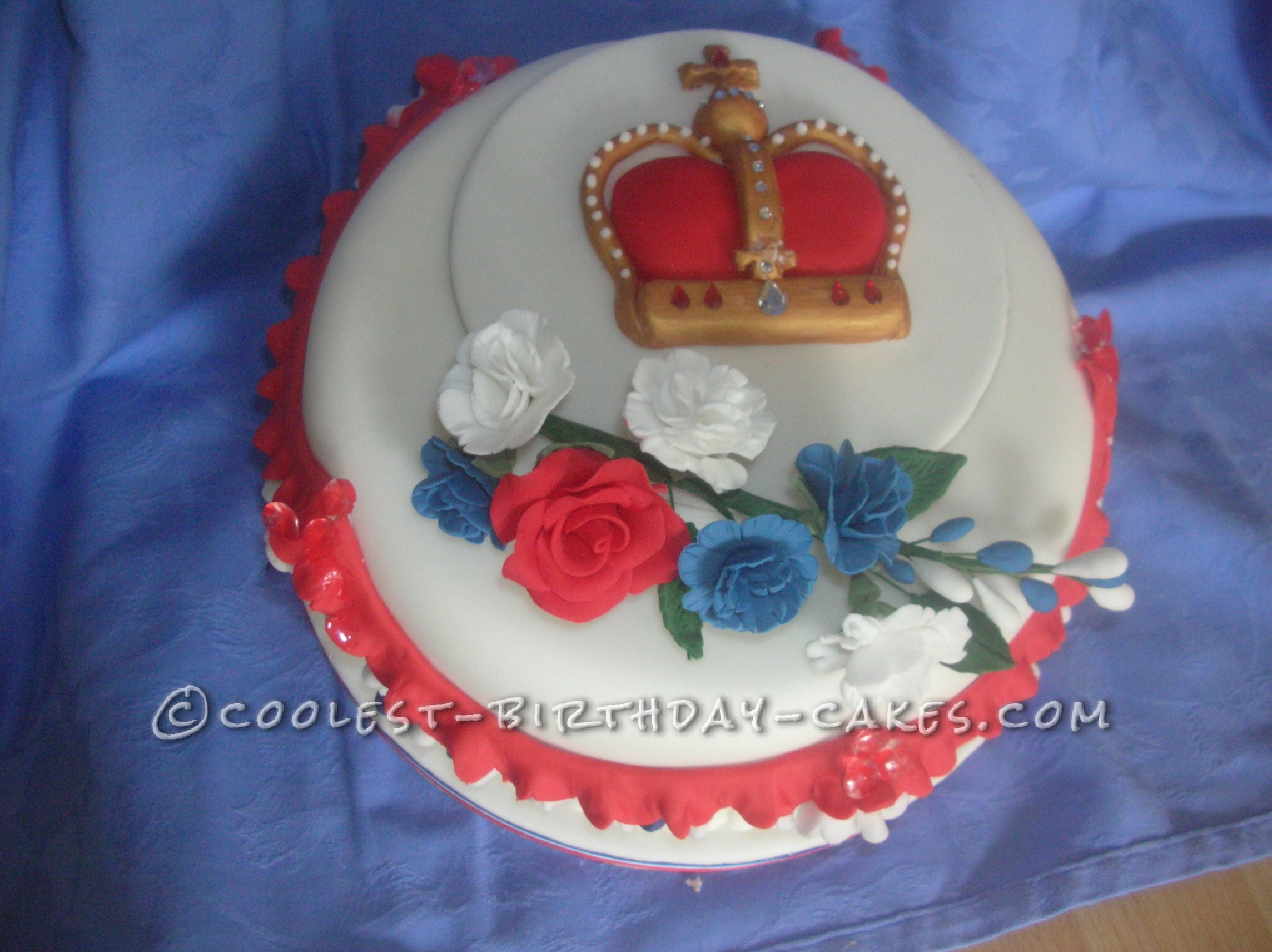 Coolest Diamond Jubilee Cake