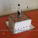 Groovy Disco Dance Floor Cake