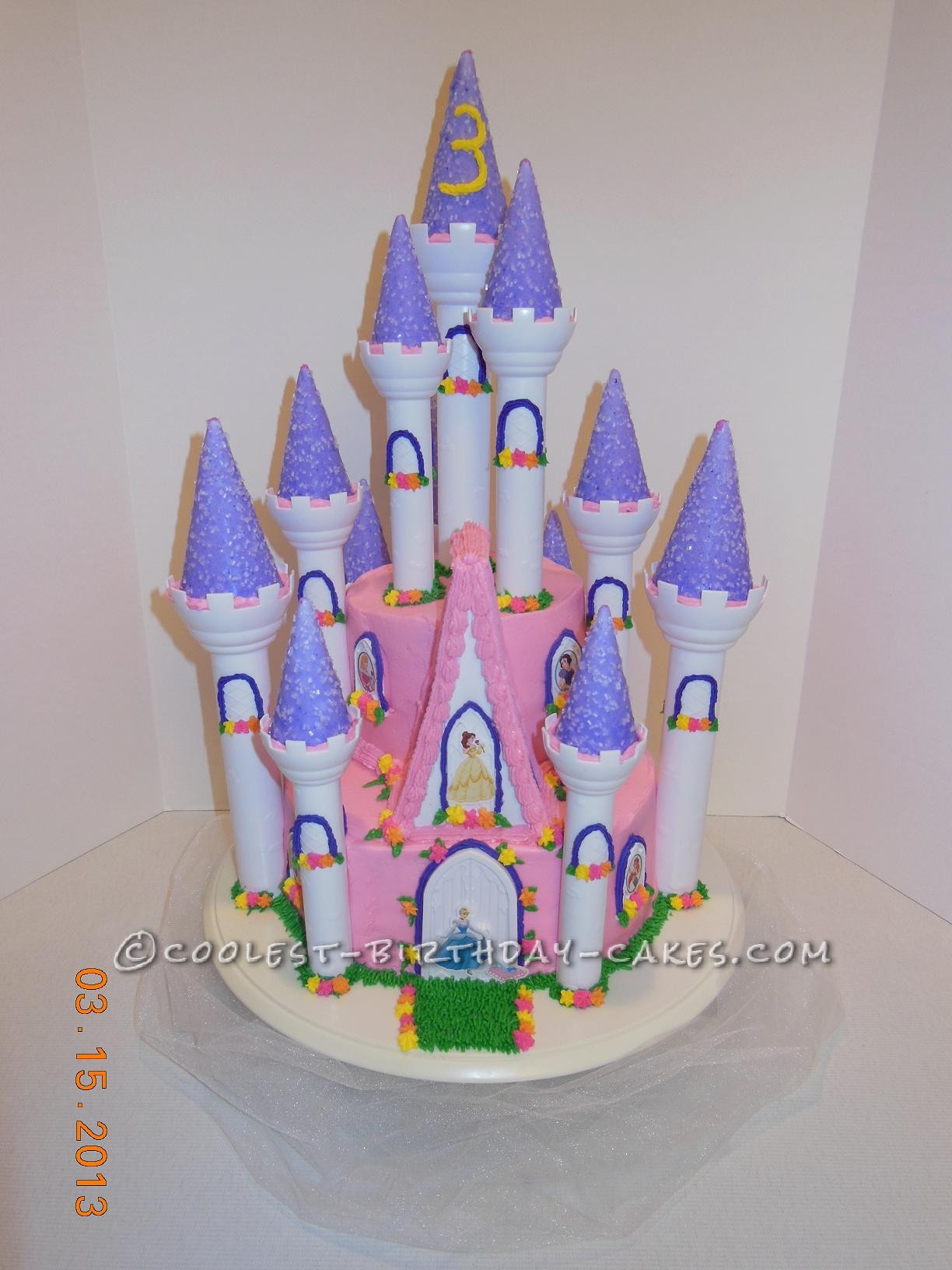 Cool Disney Princess Castle Cake