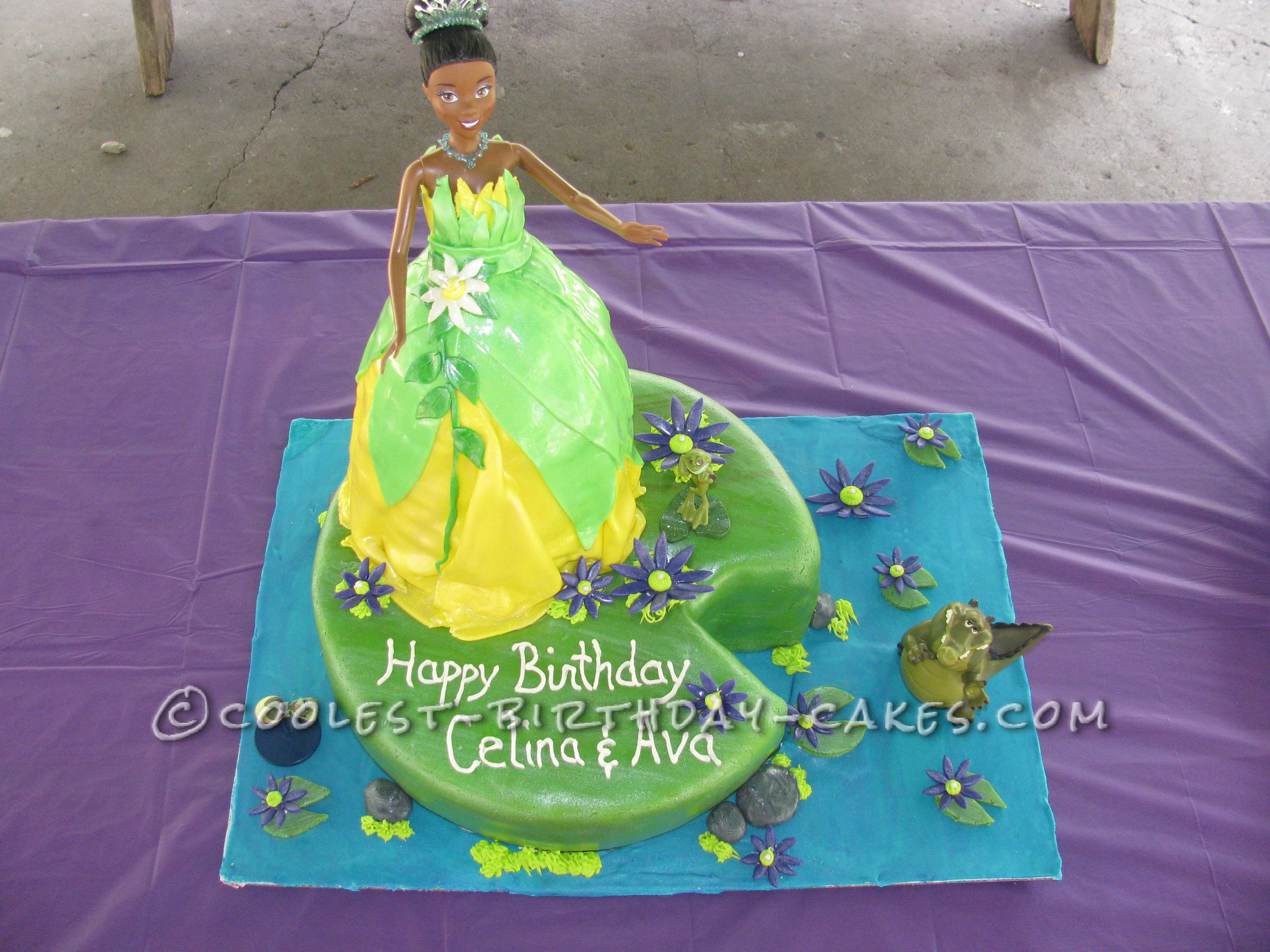 Disney Tiana and Friends Birthday Cake