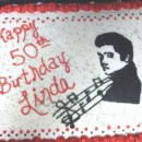 Elvis Birthday Cake