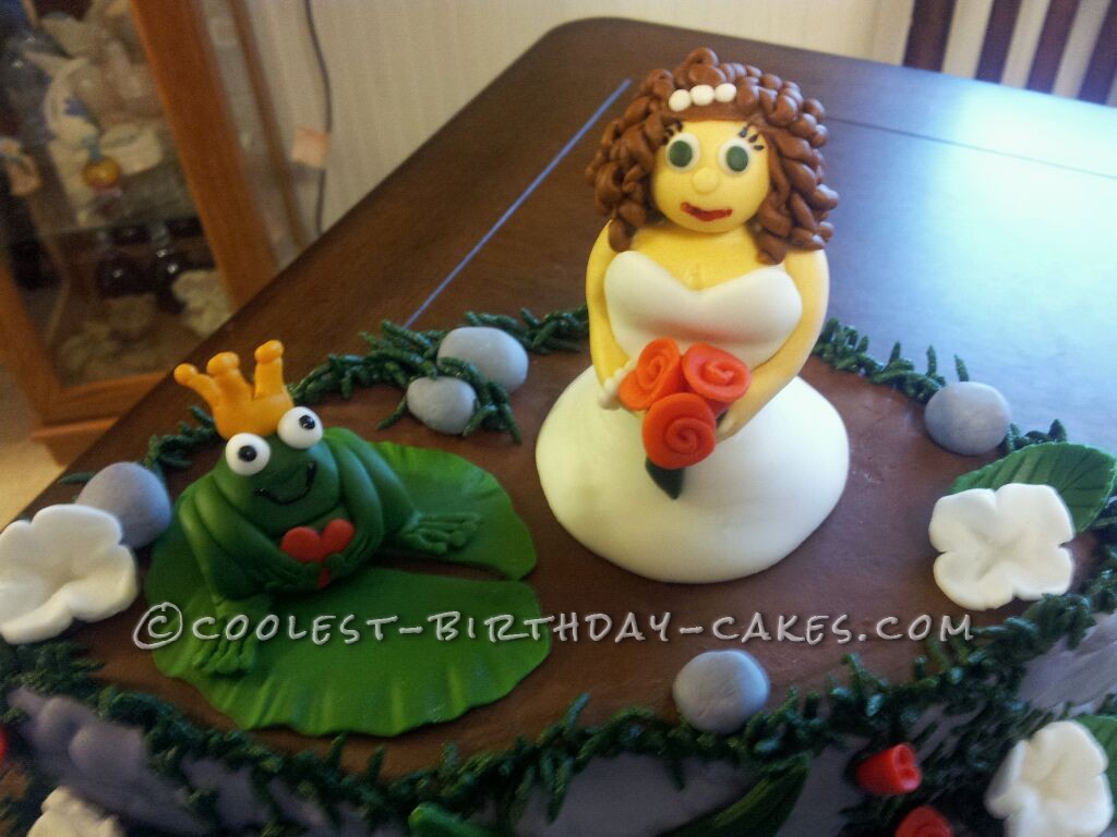 Princess and the Frog Wedding Shower Cake