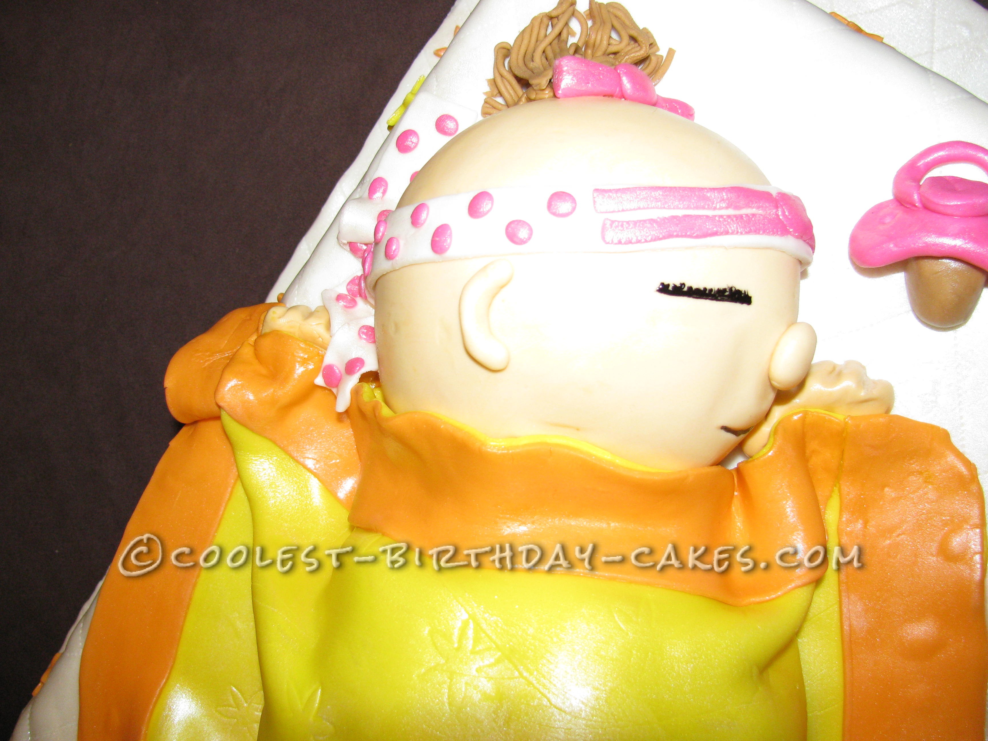 Karate-Themed Baby Shower Cake