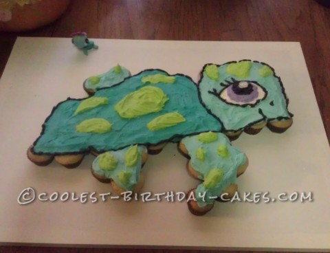 Littlest Pet Shop Sea Turtle Cupcake Birthday Cake