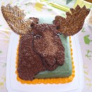Moose Cake for The Mighty Hunter