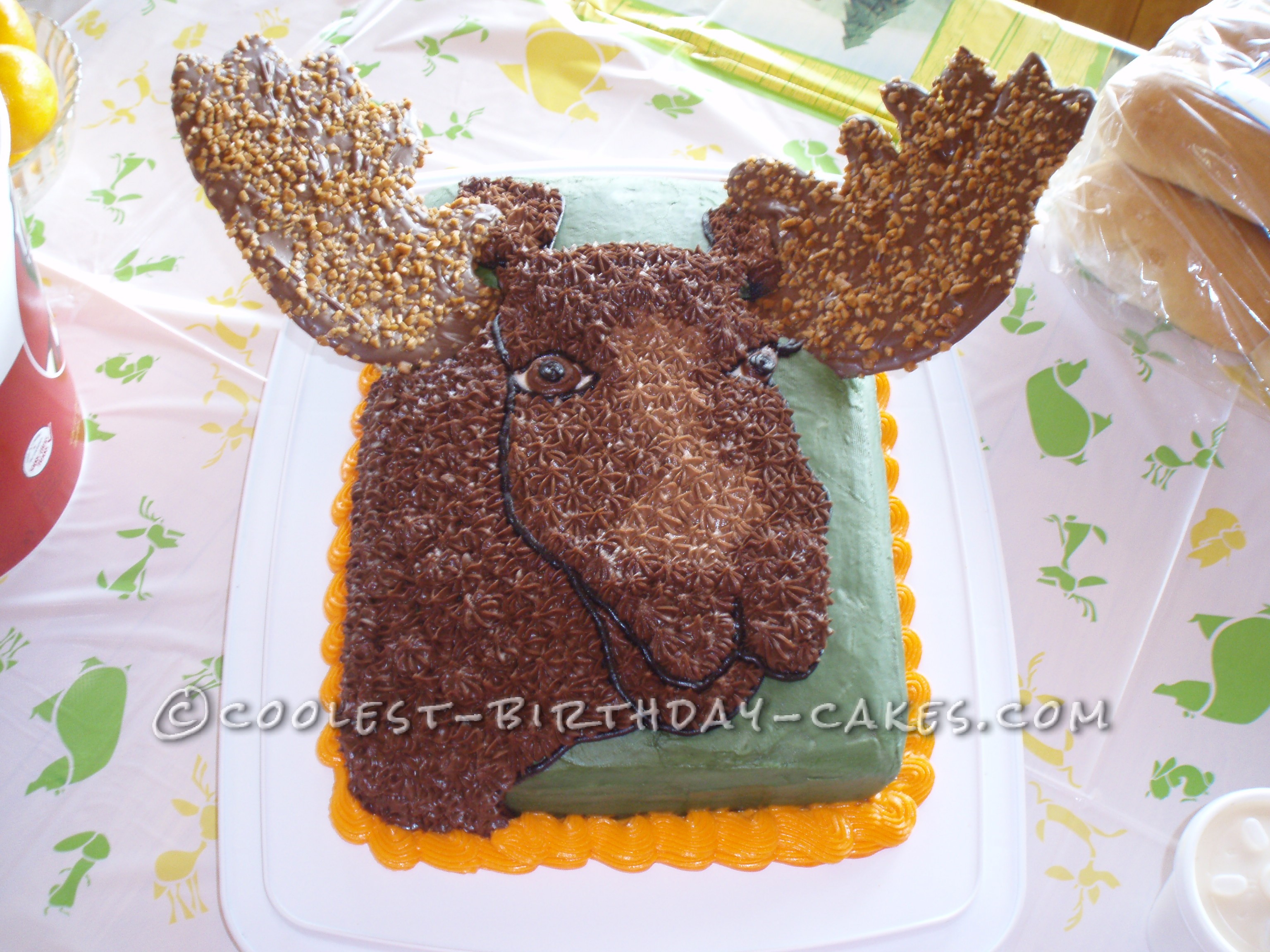 Moose Cake for The Mighty Hunter