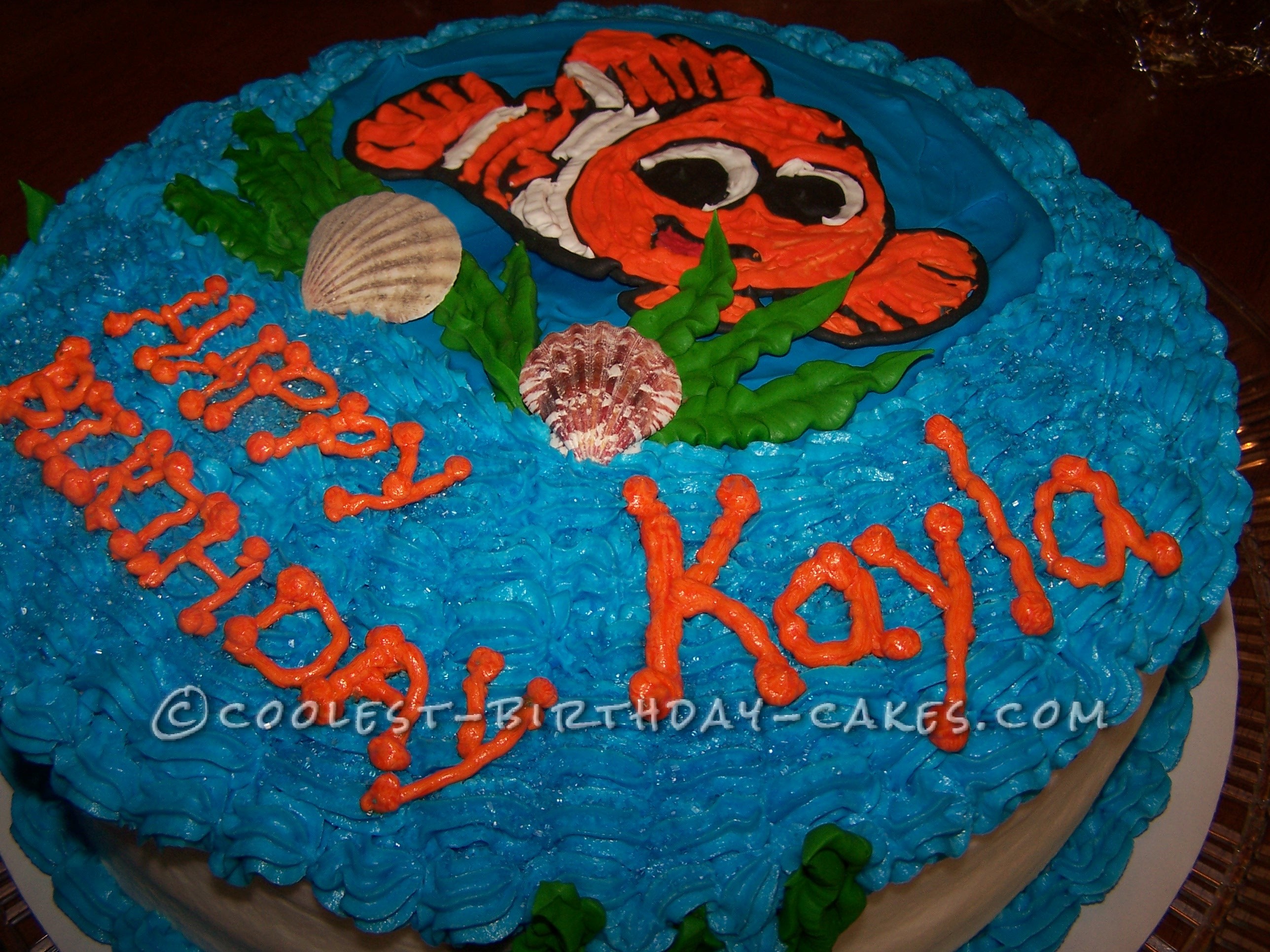 Coolest Nemo Cake for a Little Girl