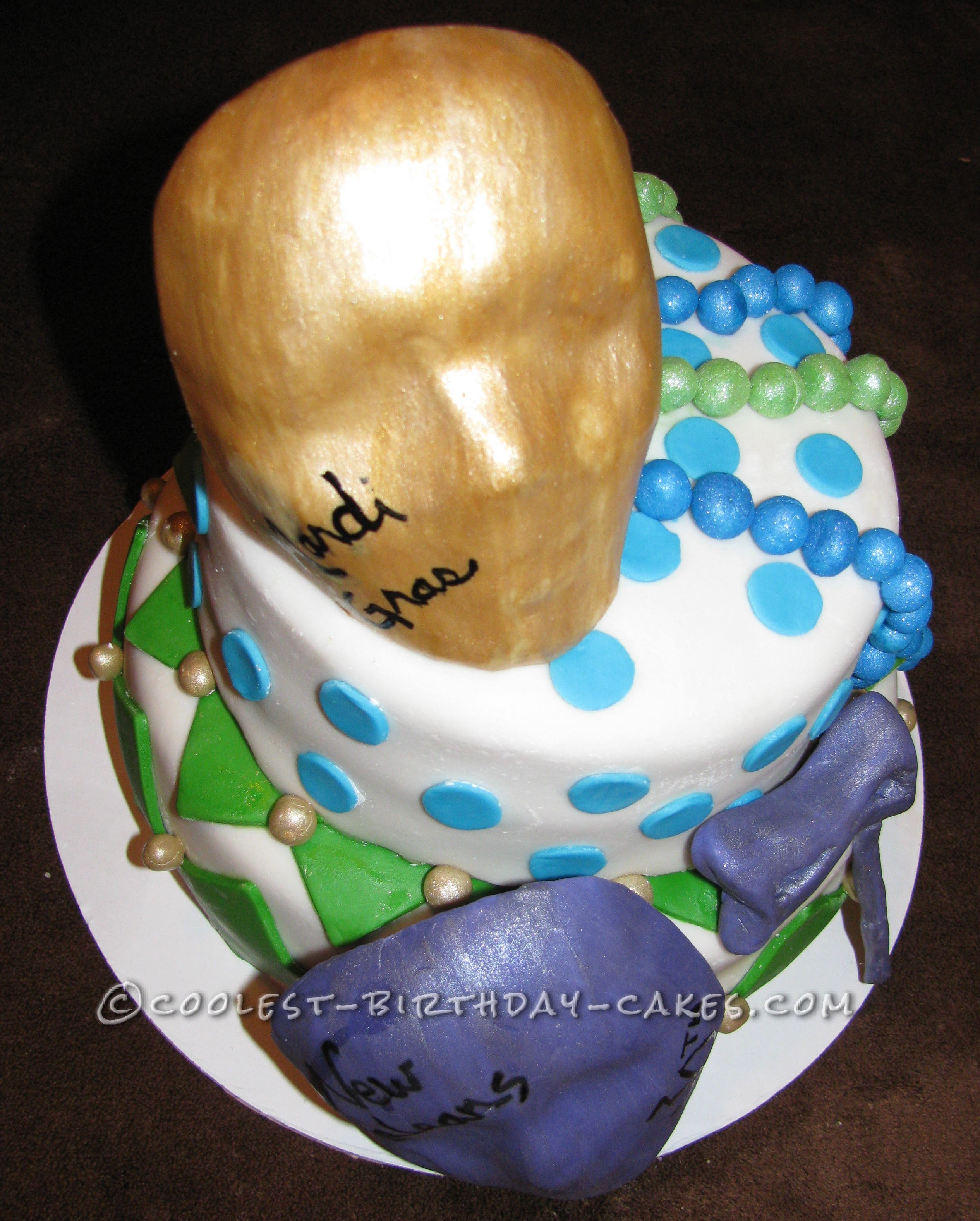 Original New Orleans 30th Birthday Cake