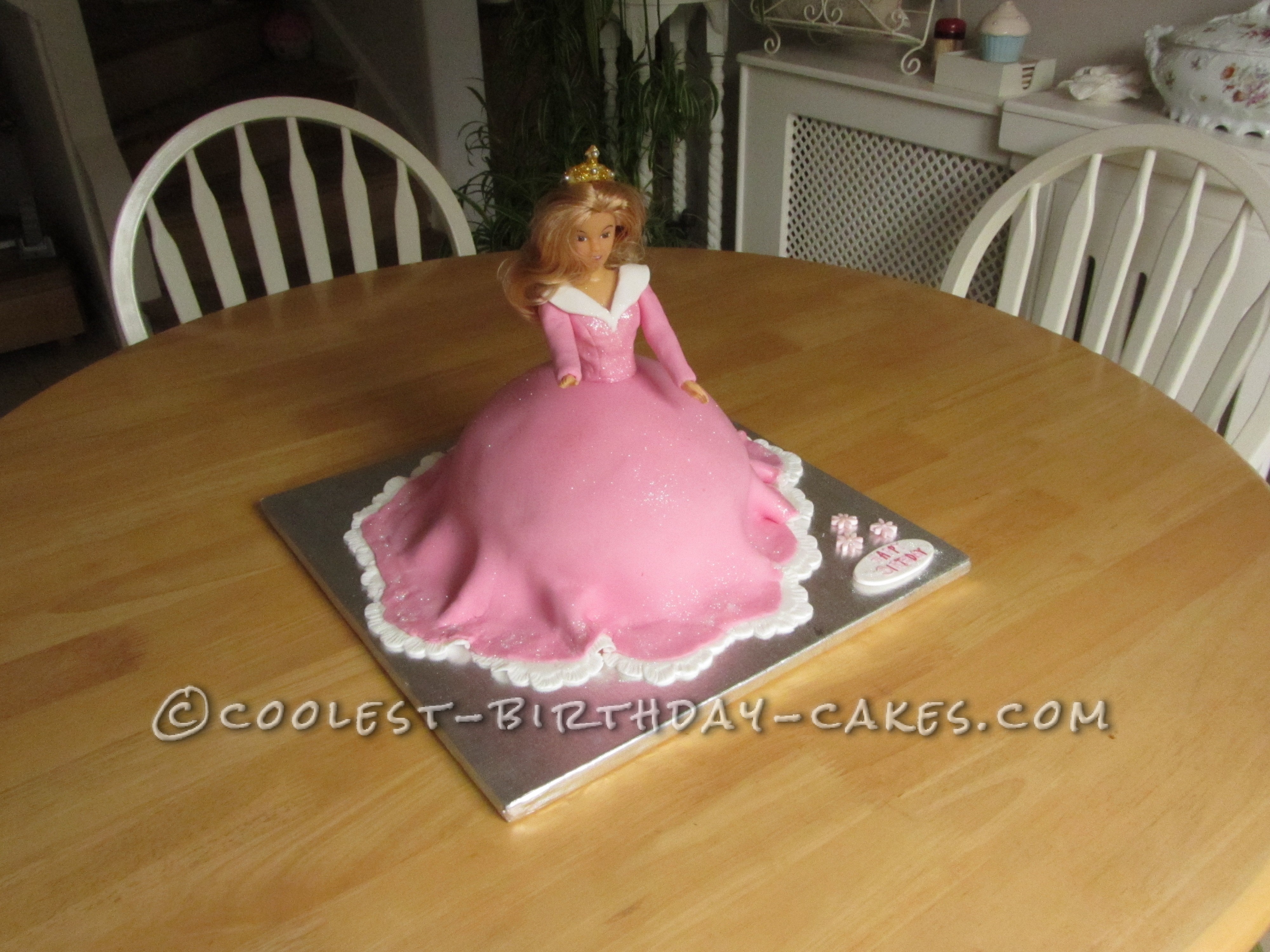 Coolest Princess Aurora Birthday Cake