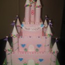 Over The Top Princess Castle Cake