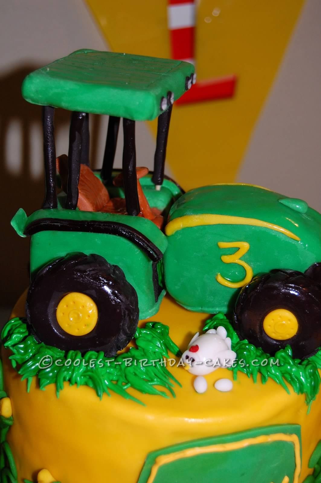 Coolest Farming Scene Birthday Cake