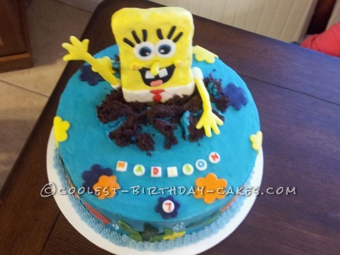 Spongebob Surprise Birthday Cake