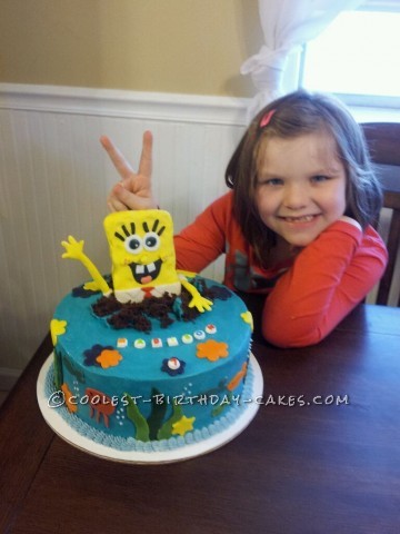 Spongebob Surprise Birthday Cake