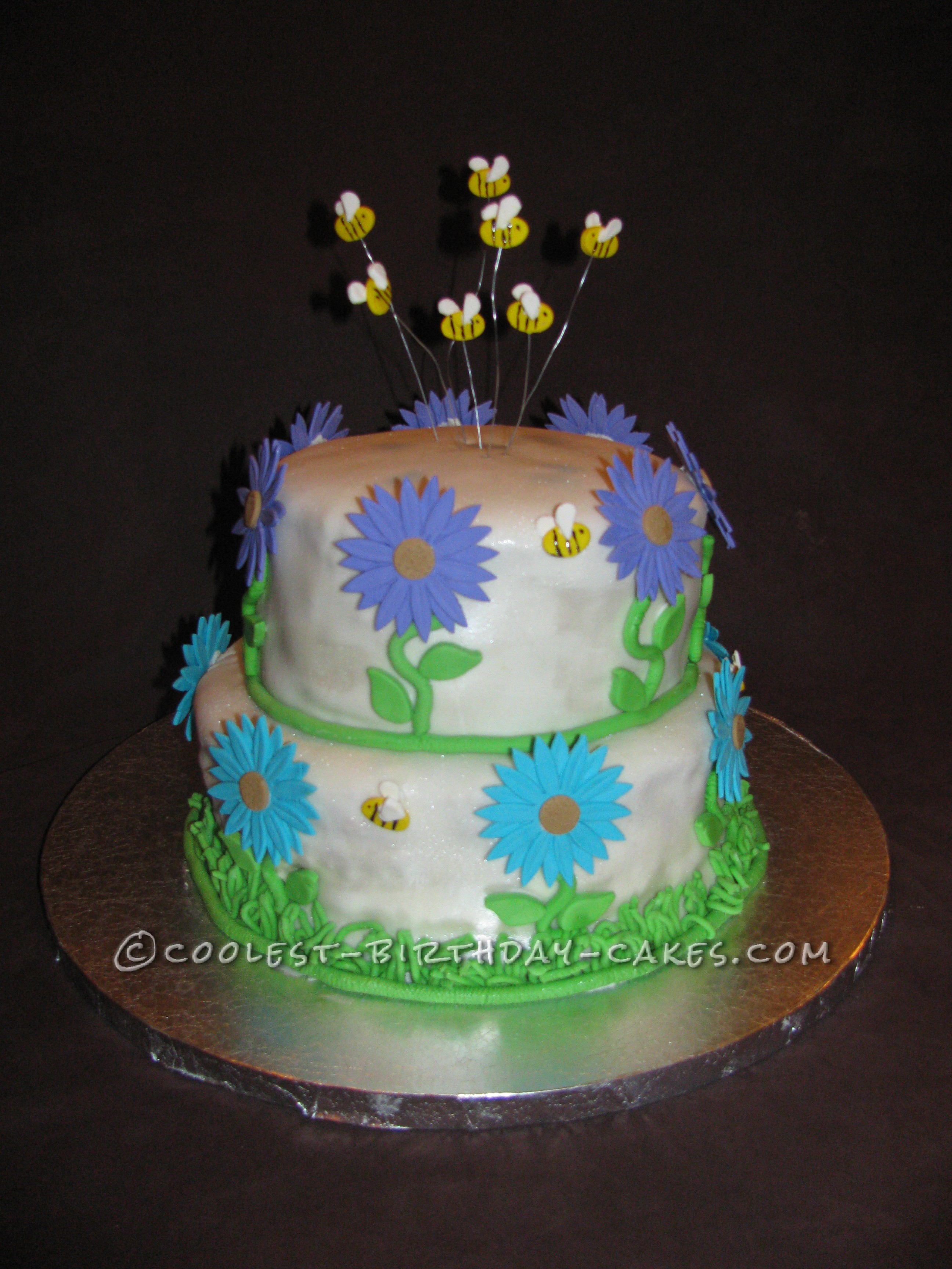 Coolest Spring Flower Cake