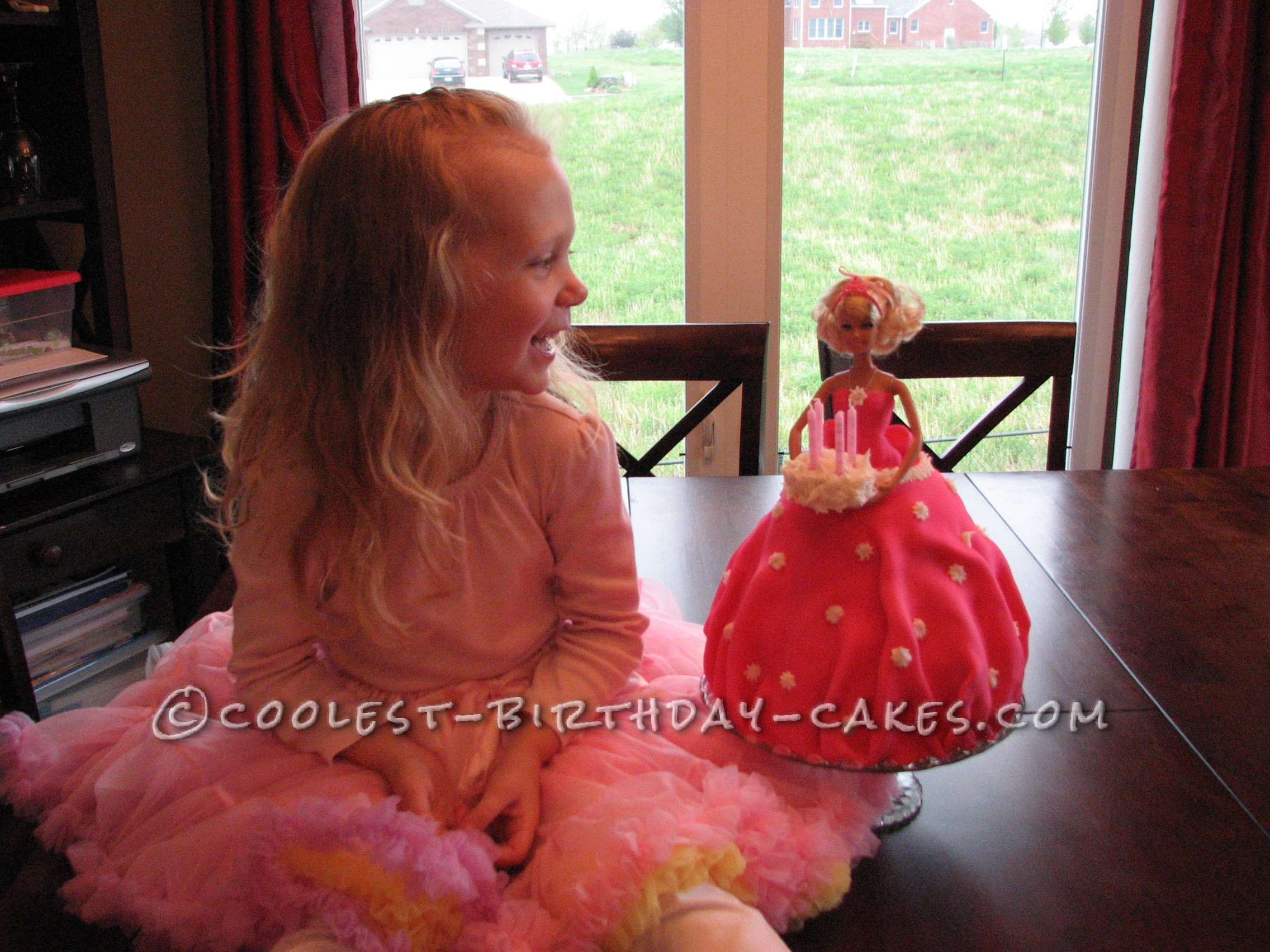 Surprise Barbie Cake for 4 Year Old