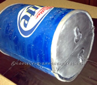 Coolest Miller Time Beer Can Cake
