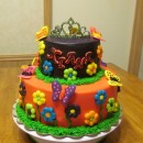 Coolest Butterfly Garden Cake