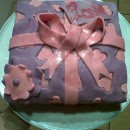 Coolest Gift Wrapped Birthday Cake