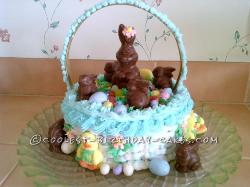 Coolest Easter Basket Cake