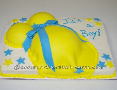 Cool Pregnant Belly Cake