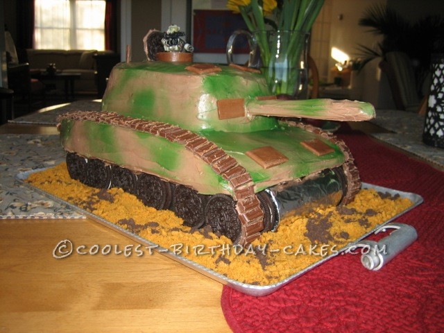Coolest Tank Birthday Cake