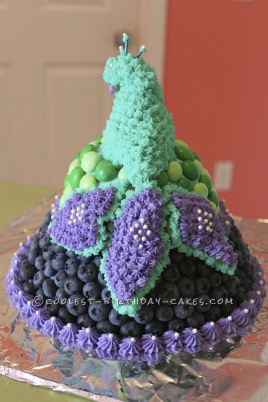 Easy Peacock Cake