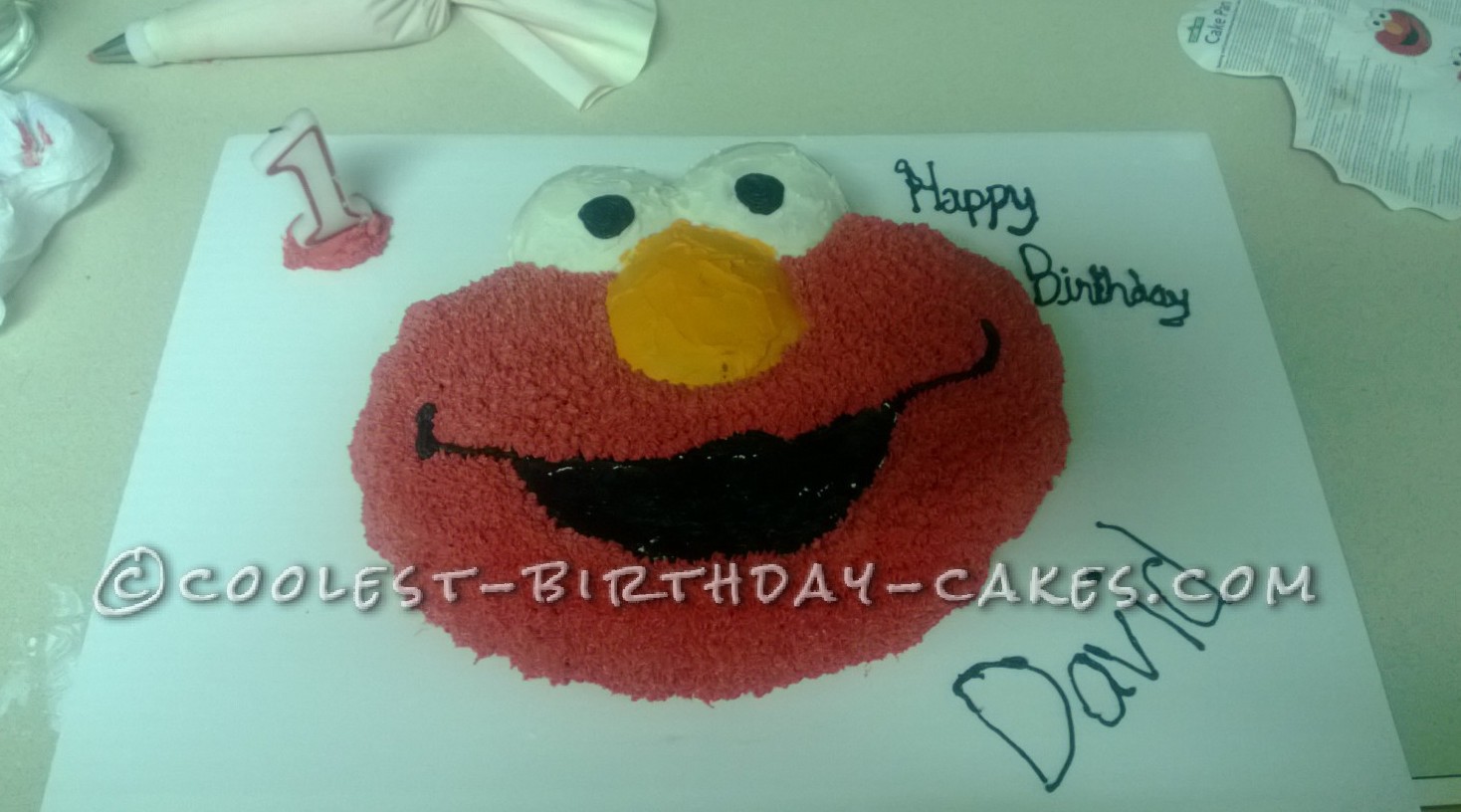 Coolest Elmo Birthday Cake