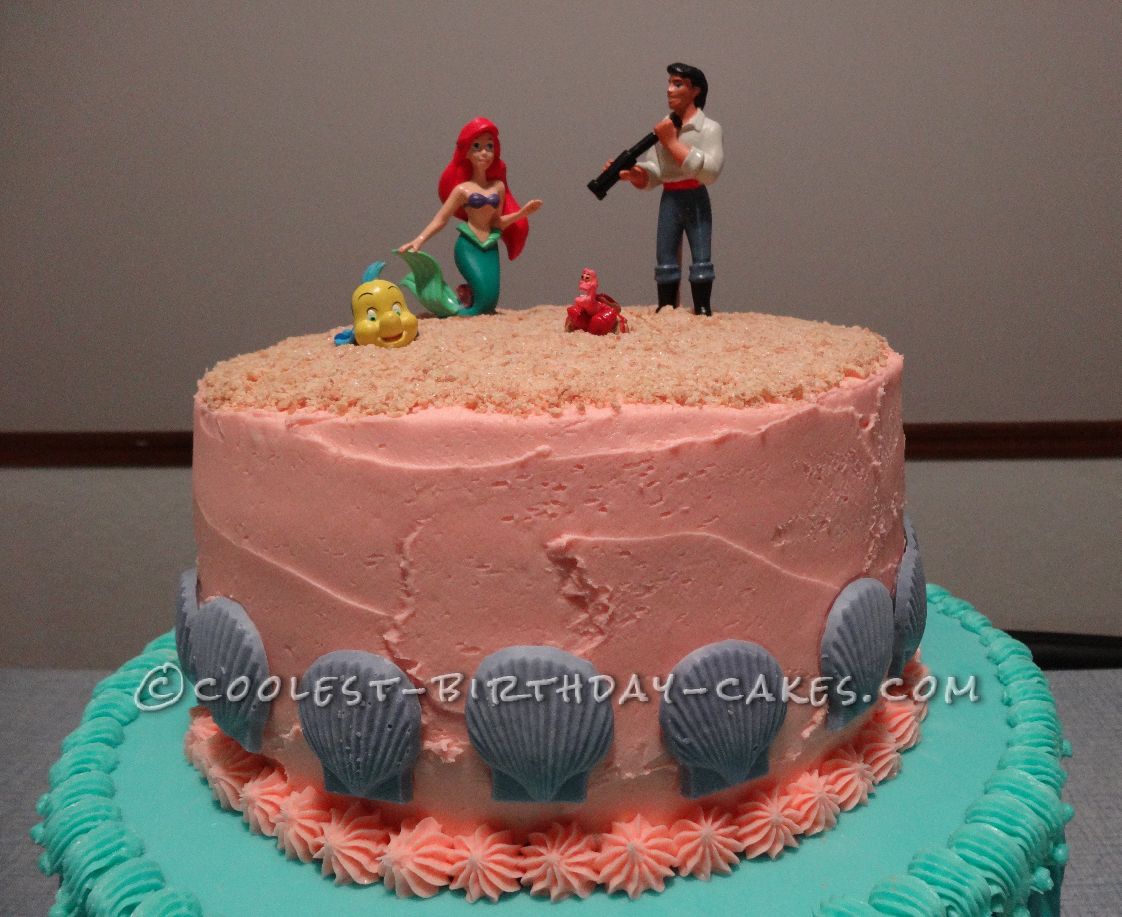 Fun Little Mermaid Cake