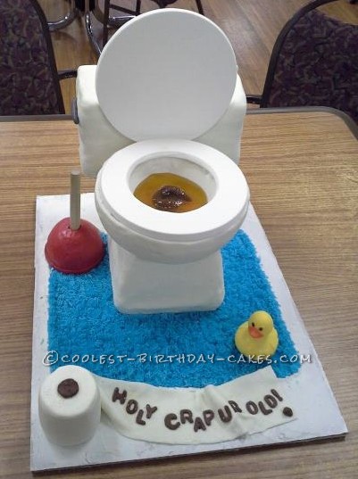 Toilet birthday cake - TheSmartCookieCook-sgquangbinhtourist.com.vn