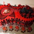 Guitar Cake for Rockstar Theme Party