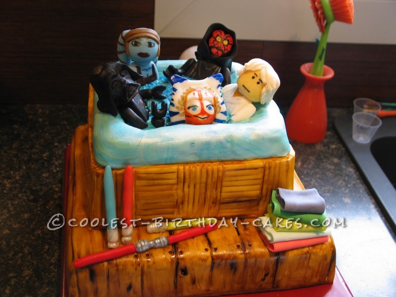 Coolest DIY Star Wars Lego Cake Design for a Star Wars Fanatic