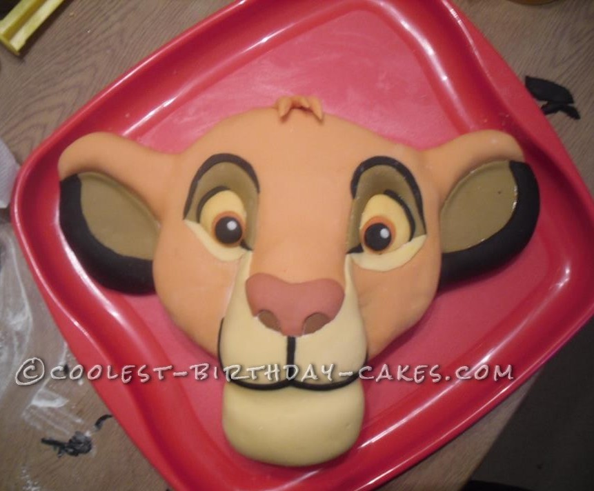 Coolest Lion King Simba Cake