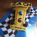 Not-A-Lot-Of-Thought Race Car Cake
