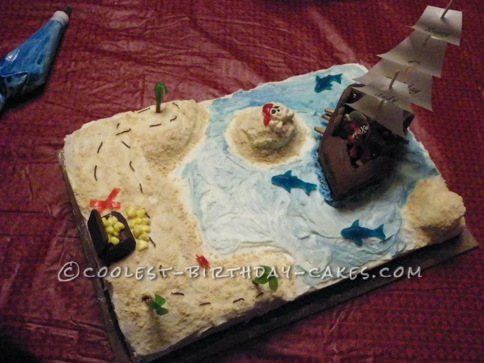 Pirate Birthday Party Pirate Cake