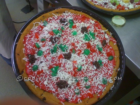 Pizza Cookie Cake