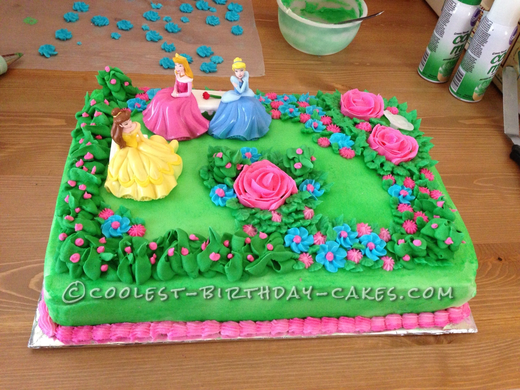 Pretty Princess Garden Cake