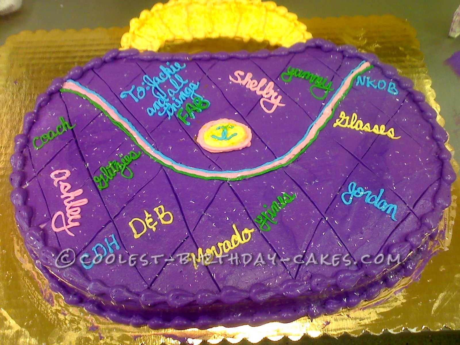 Coolest Purse Birthday Cake