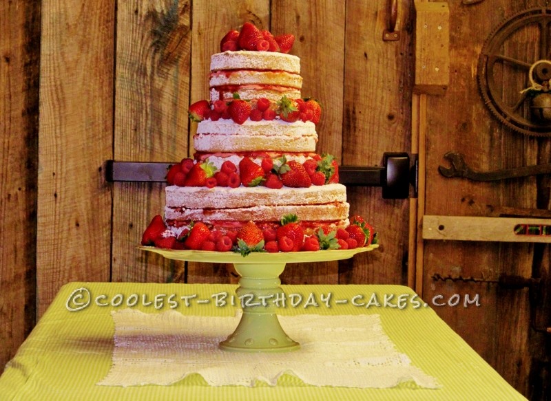 Coolest Strawberry Tall Cake