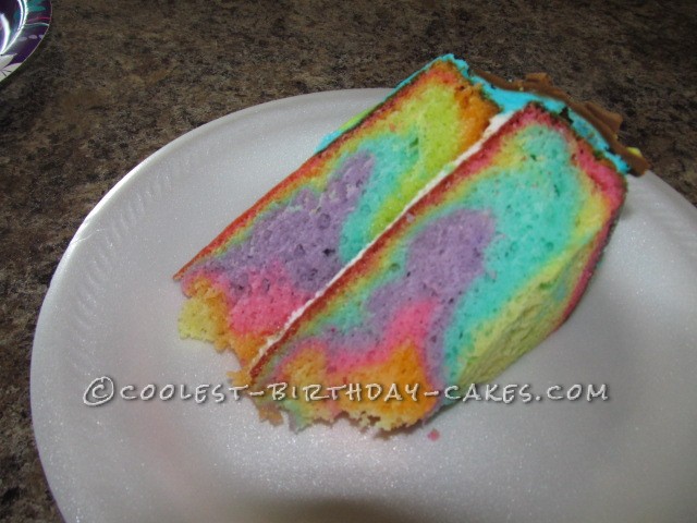 Summers Day Rainbow Horsey Cake