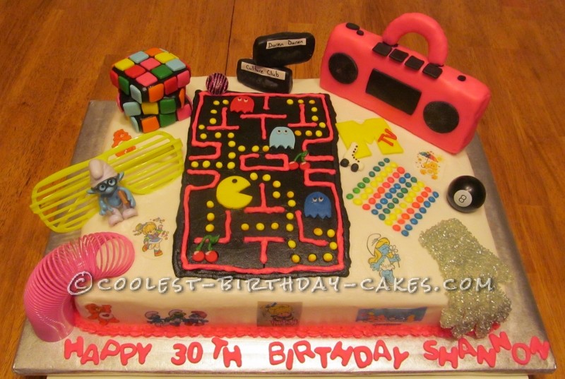 Super Cool 80's Cake