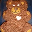 Casey's Teddy Bear Birthday Cake