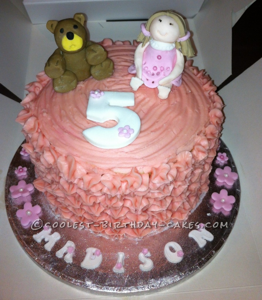 Coolest Bear and Doll Cake