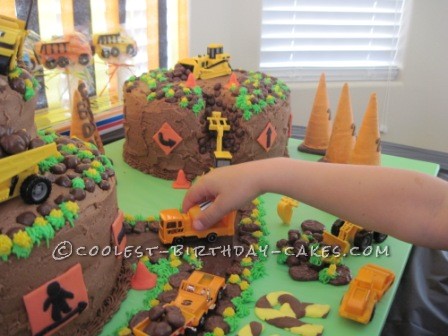 Coolest Construction Birthday Cake