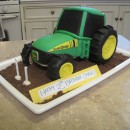 Coolest John Deere Tractor Cake for 2 Year Old Boy