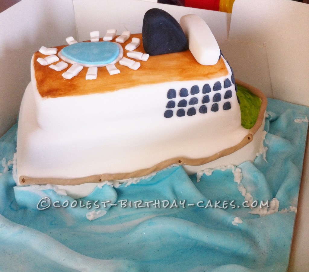 Coolest Ship Birthday Cake